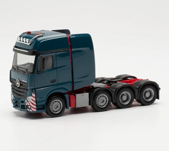 Herpa Mercedes Rába LKW Modell 1:87 - Blaues Sammlerstück Made In Germany