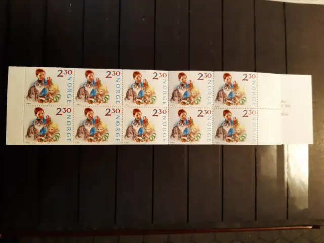 Briefmarken, Norwegen, 1987, Markenheft 984 ,Weihnachten, postfrisch