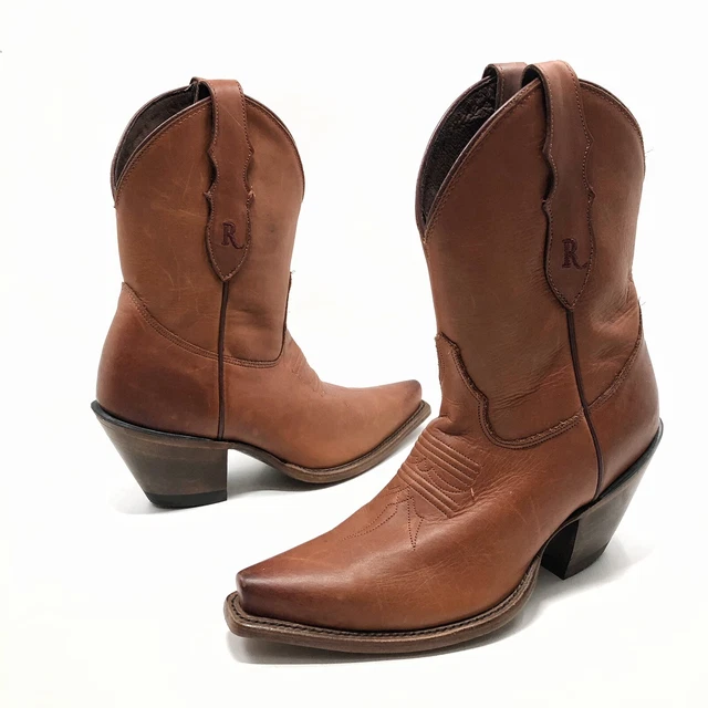Justin Reba. Brown  Leather  Sz 6.5 B