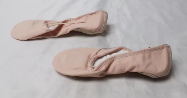 Angelo Luzio Women's TotalSTRETCH Canvas Split Sole Ballet Shoes LV5 Peach US:9M