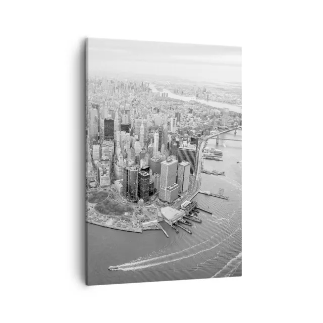 Impression sur Toile 50x70cm Tableaux Image Photo New York Paysage Architecture