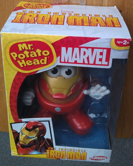 RARE PLAYSKOOL MR Potato Head New In Box Invincible Iron Man Marvel £60