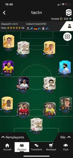 COMPTE EA FC 26 10M pele invendable ps5 EUR 200,00