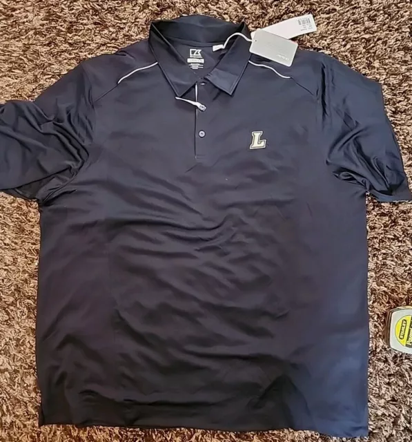Cutter & Buck Navy Blue  CB dry tec polo golf  Shirt  3XL  NWT Logo