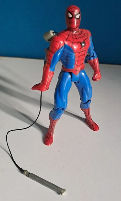 Figurine Spider-Man ToyBiz 2003, Sam Raimi, Super-poseable 6", Rare Authentique