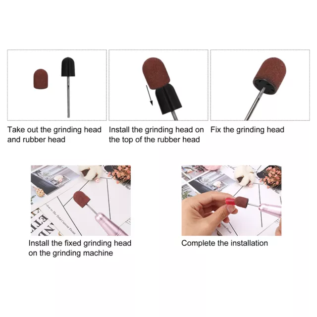 Acrylic Nail Drill Bits Nail Polish Tools For Nail Care Grit Nail Art Sanding