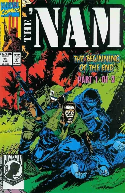 THE NAM #79 NEAR MINT 1993 MICHAEL GOLDEN COVER / LOW PRINT RUN MARVEL b-20