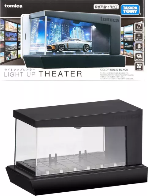 Takara Tomy Tomica iluminado teatro minicoche de juguete negro sólido 14...