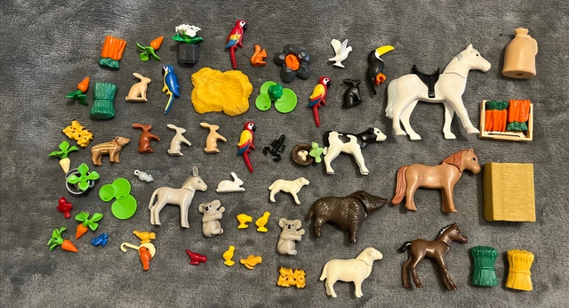 Enorme lot Quiralu Aludo etc... Personnages animaux ferme et