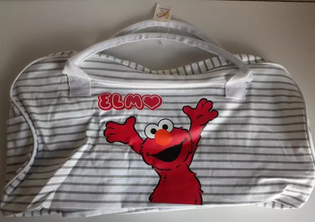 Sesame Street ELMO LOVES YOU Duffle Bag/Carry Bag, Brand New with Tag, Bensons!