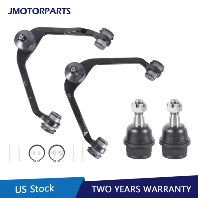 Pair Front Upper Control Arm Lower Ball Joints For Ford F150 F250 Expedition 2WD