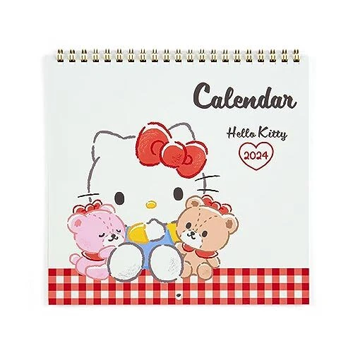 SANRIO HELLO KITTY Wall Calendar 2024 Msize Kawaii Cute Official New