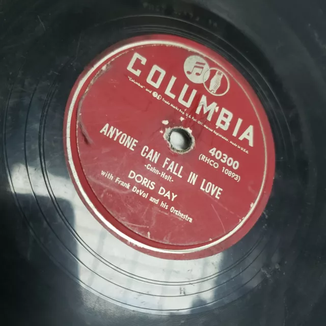 Doris Day "If I Give My Heart To You / Anyone Can Fall In Love" 10", 78 RPM 3