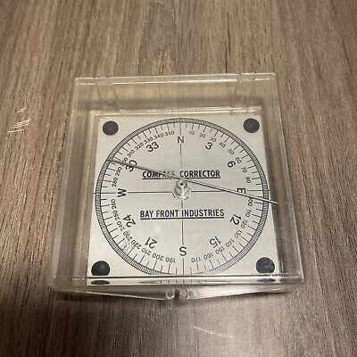 Bay front Industries Compass CORRECTOR Sea Emergency Devices A105