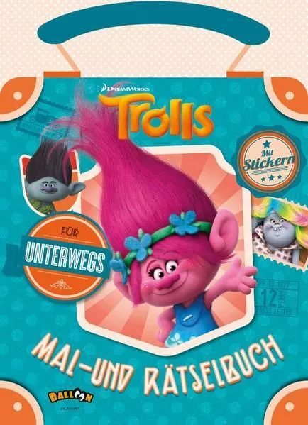 Trolls - Mein Mal- und Rätselbuch für unterwegs