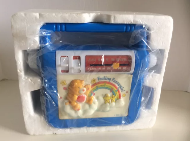 Playtime 1985 American Greetings Radio With Microphone Care Bears READ