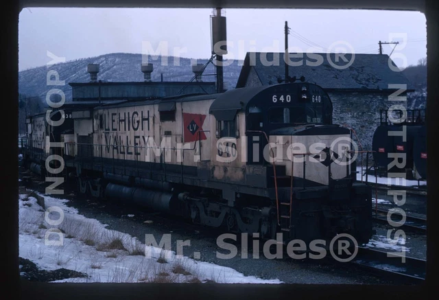 Original Slide LV Lehigh Valley Snowbird Paint ALCOs C628 640 & 638 Lehighton PA