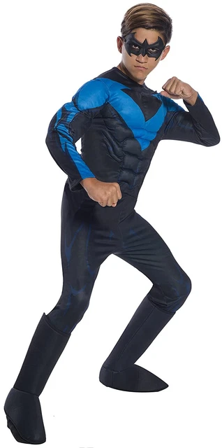 Nightwing Batman Dick Grayson Superhero Fancy Dress Up Halloween Child Costume