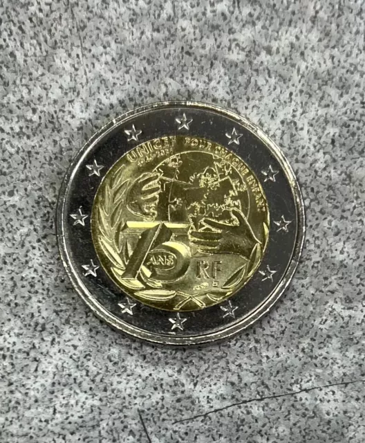 piece 2 euros 75 ans unicef pour chaque enfant