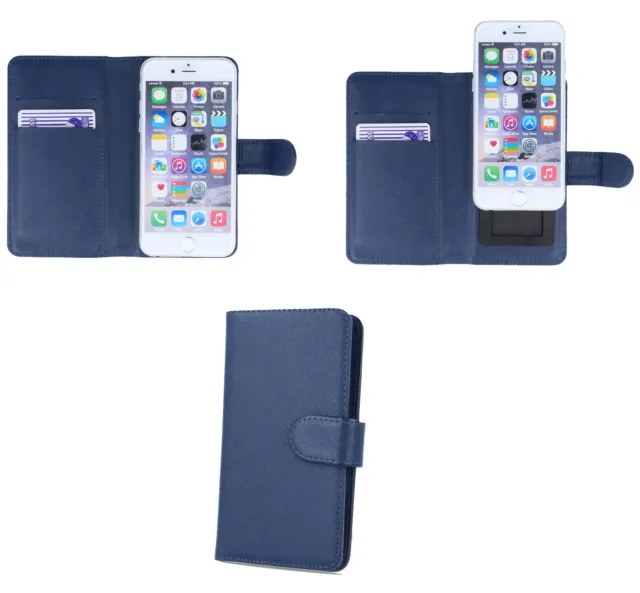 Handy Tasche für HTC Book Case Klapp Cover Schutz Etui Hülle Flipcase Wallet