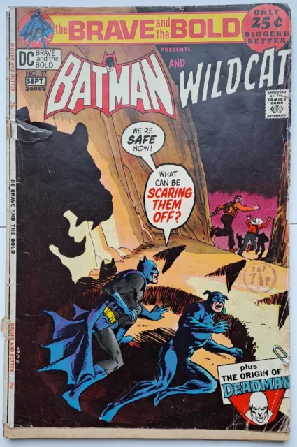 The Brave and the Bold #97 - Batman and Wildcat - US DC Comics 1971
