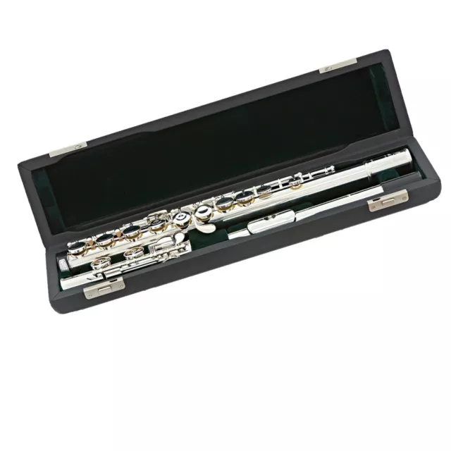 Pearl Flutes Quantz 505E1R Silver Premium Beginner Student Flute Split E 3