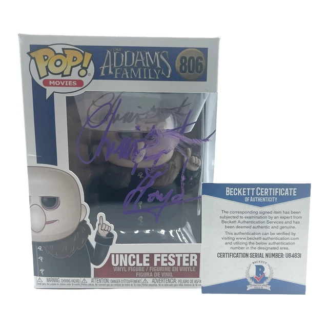 Christopher Lloyd Signed Autograph Addams Family Funko Pop 806 Beckett Bas Coa
