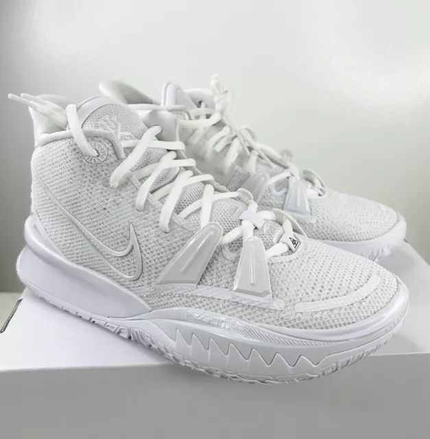 Kyrie 5 triple best sale white