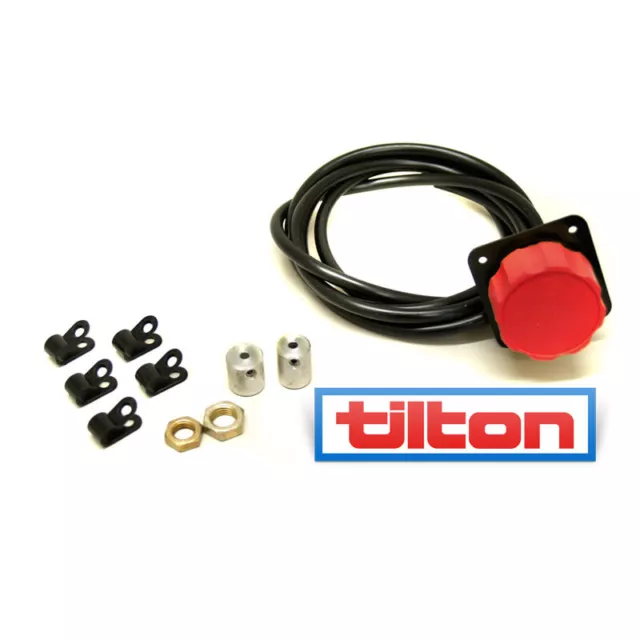Tilton Standard Remote Brake Bias Cable Adjuster to fit 3/8" & 7/16" Red 72-509