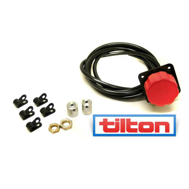 Tilton Standard Remote Brake Bias Cable Adjuster to fit 3/8" & 7/16" Red 72-509