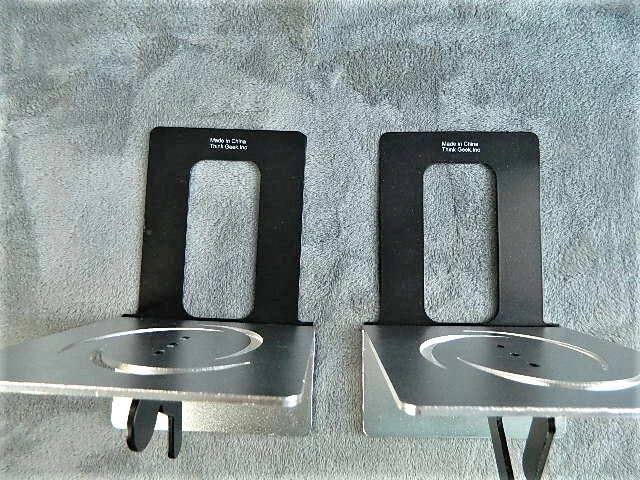 Think Geek Portal 2  Aluminum Bookends  3