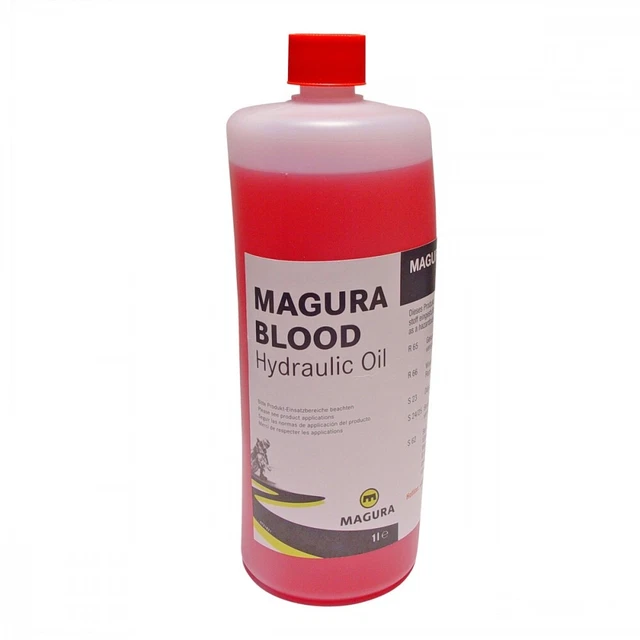 1l olio idraulico Magura Blood per pompa frizione rosso, 721821