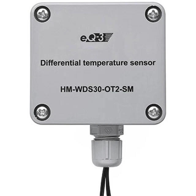 ELV Komplettbausatz Homematic Differenz-Temperatur-Sensor HM-WDS30-OT2-SM