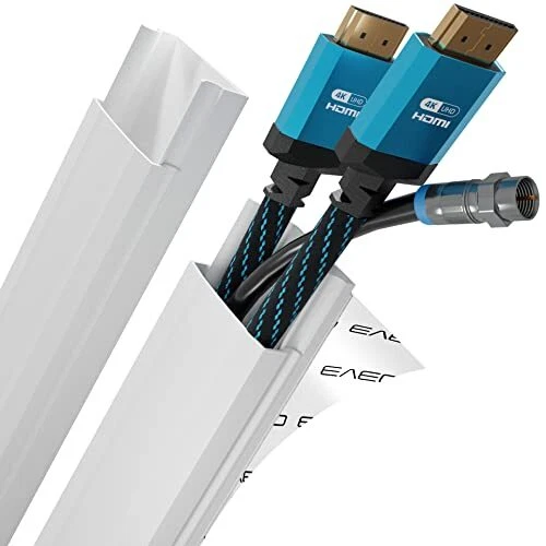 CORD HIDER TV Kit 34& Cable Management Cord Cover Wall Wire Hider Wi