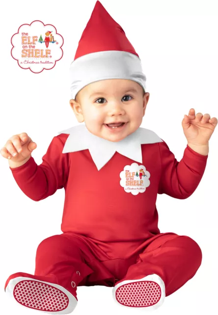 The Elf on the Shelf Child Infant Baby Boys Costume NEW Christmas