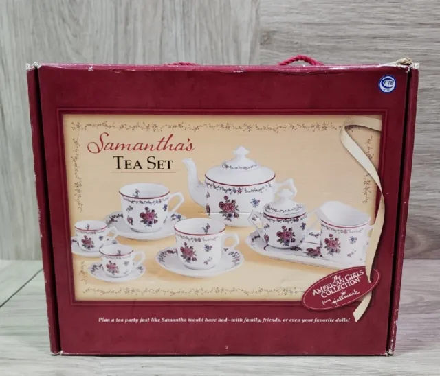 Vintage Retired Hallmark American Girl Samantha's Tea Set 12-Piece Set #C166