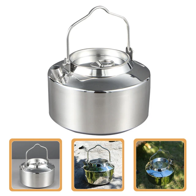Camping Tea Kettle Whistling Kettle Stainless Steel Kettle Multifunction