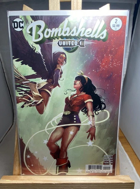 2017 DC Comics Bombshells United #2 Iconic Wonder Woman Hawkgirl Cover! 2017 DC Comics Bombshells United #2 Iconic Wonder Woman Hawkgirl Cover!