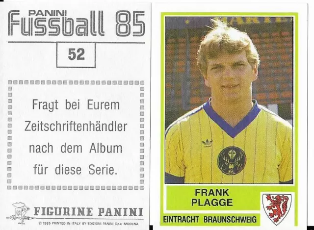 Panini - Fussball 85 - Football Stickers - Germany - Bundesliga - (1-306) (T4)