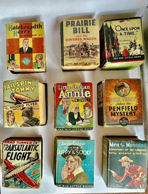 Lot Of 15  Big Little Book 1930’S/40’S All Complete And In Good - Good+  No Res