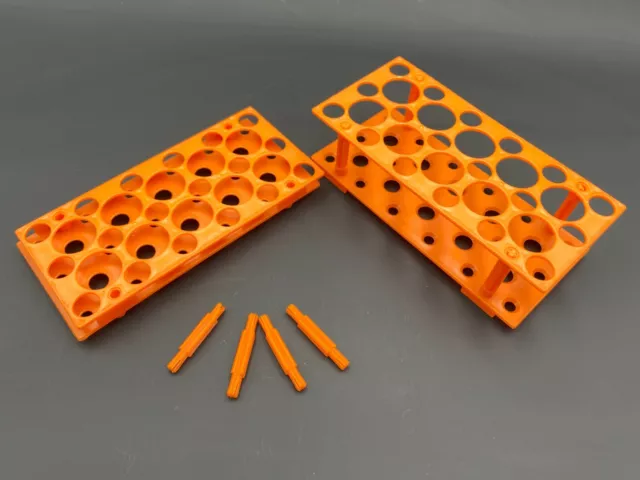 15 ml, 50 ml Centrifuge Tube Rack, Holder, Refoldable, Small，orange