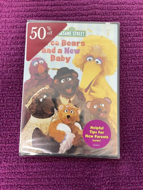 SESAME STREET - Three Bears and a New Baby - VHS, 2003 $4.20 - PicClick