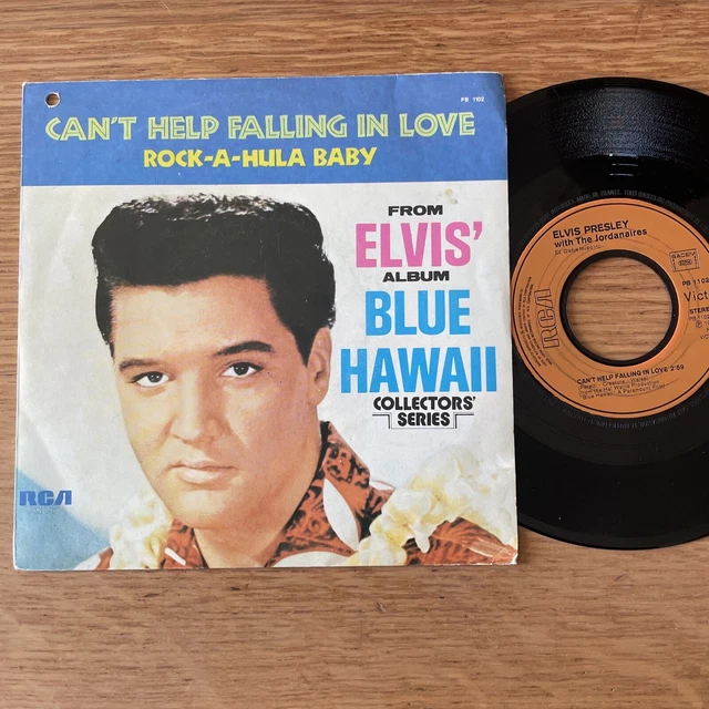 SP ELVIS PRESLEY Can't help falling in love French promo RCA PB