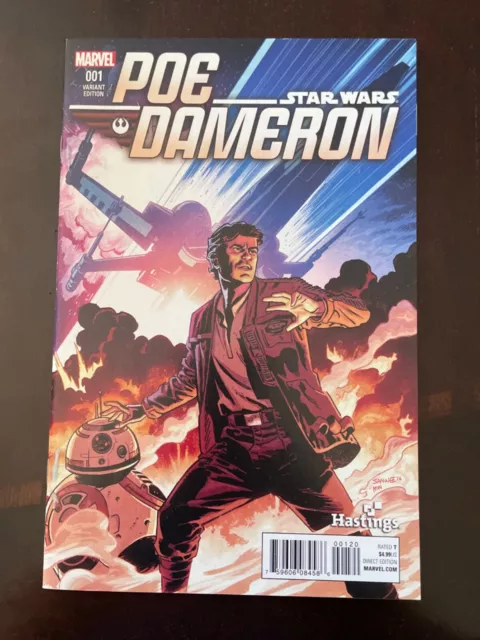 POE Dameron #1 Vol. 1 (Marvel, 2016) Hastings Exclusive Variant Cover, nm-