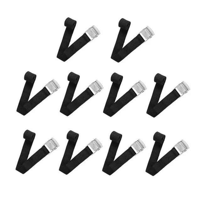 Tiardey 1 Paire De Sangles D'arrimage Noires De 3 M Pour