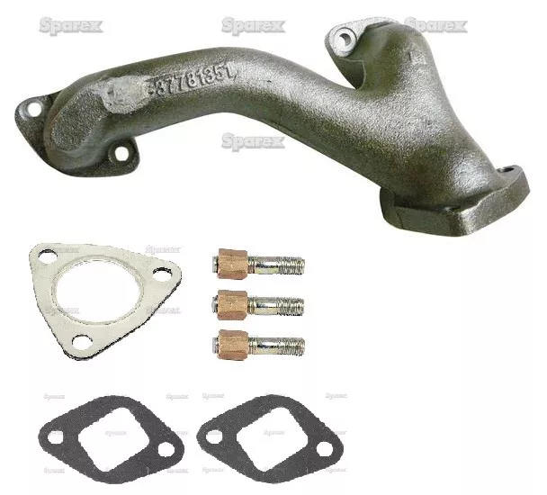 Exhaust Manifold Kit for Massey-Ferguson Tractor 135 150 230 235+ Perkins A3.152