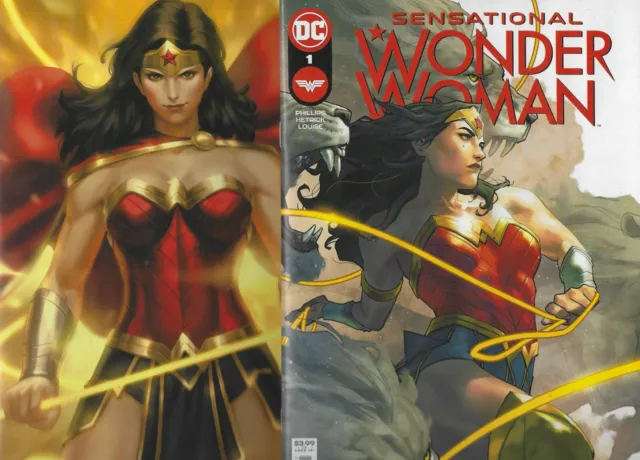 DC COMICS SENSATIONAL WONDER WOMAN #1 A Cover & Variant Cover