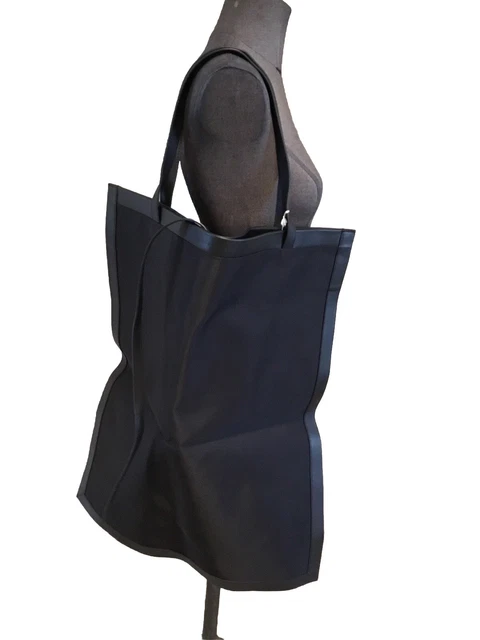 Superbe sac cabas en toile et cuir Destockage Grossiste