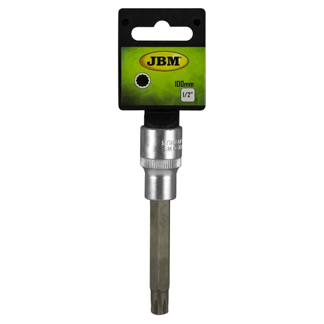 Jbm 13504 Punta De 1/2"  Doce Cantos M6 100Mm