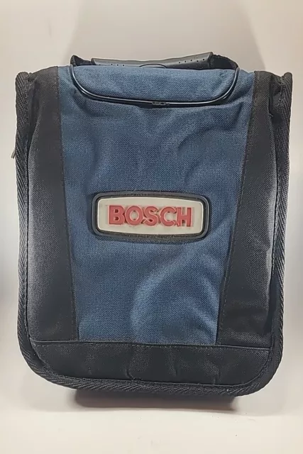 USED Bosch 12" Soft Case Contractors Tool Bag  Inside straps & Pocket 12 x 9 x 3